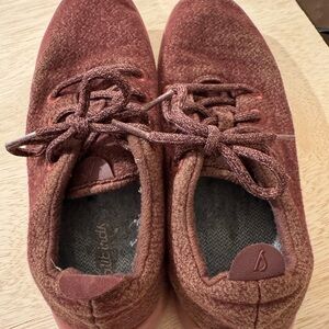 Allbirds Wool Sneakers in Deep Red
